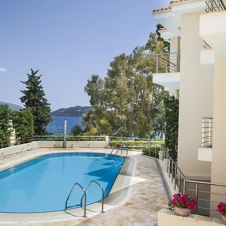 Deluxe Kefalonia Apartment 1 Bedroom Apartment Thalassa Tranquil Location Access To Pool Karavomilos Villa *
